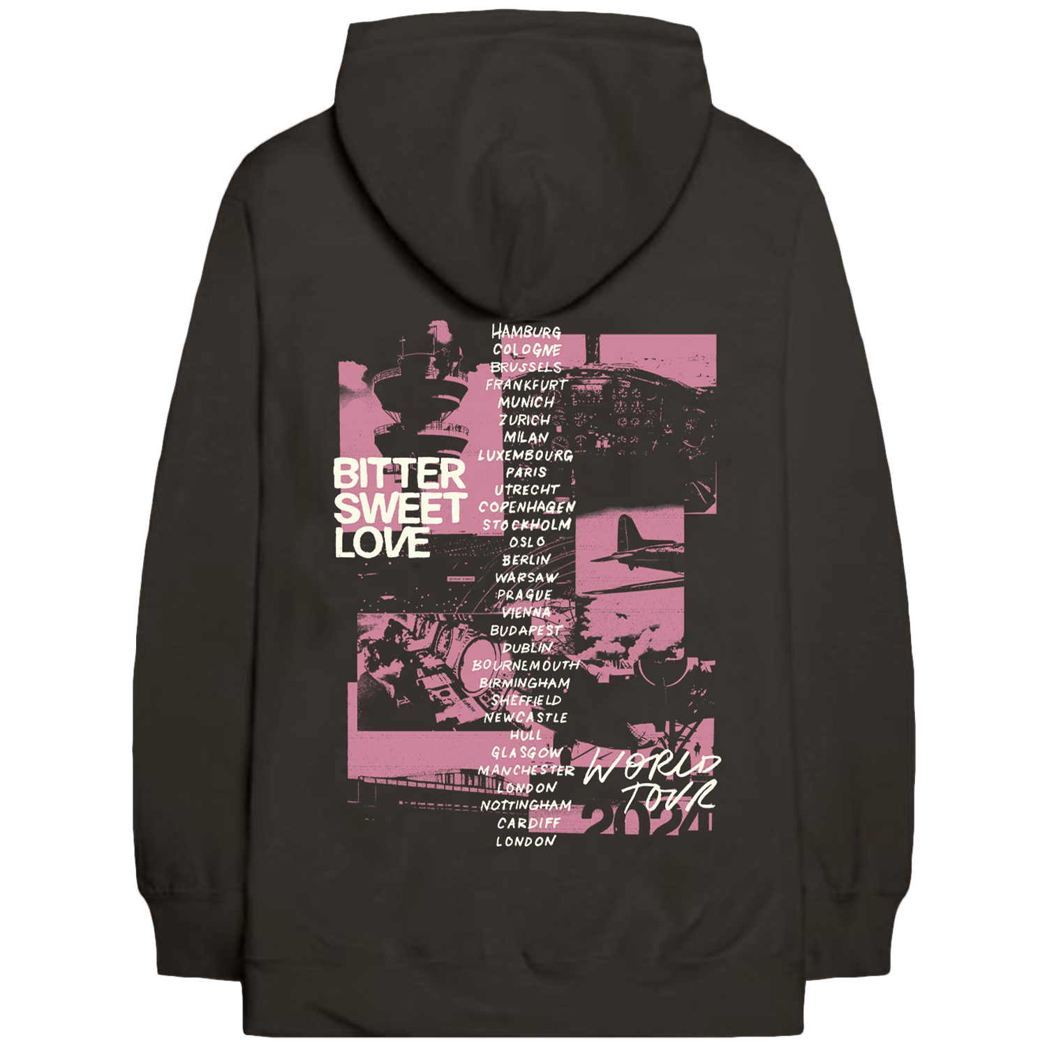 Bitter Sweet Love Tour Charcoal Hoodie James Arthur Store