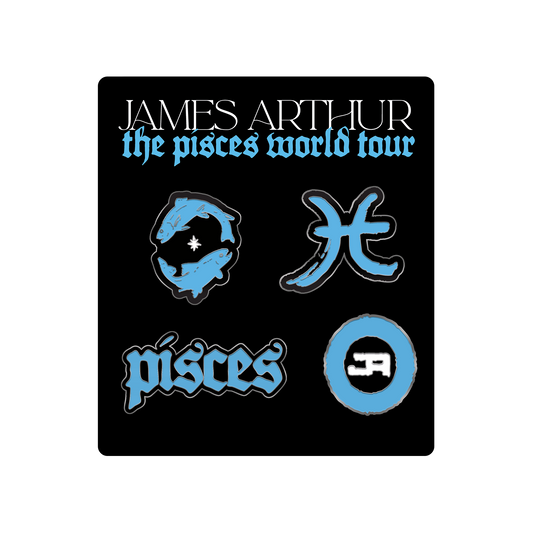 Pisces Enamel Badge Set