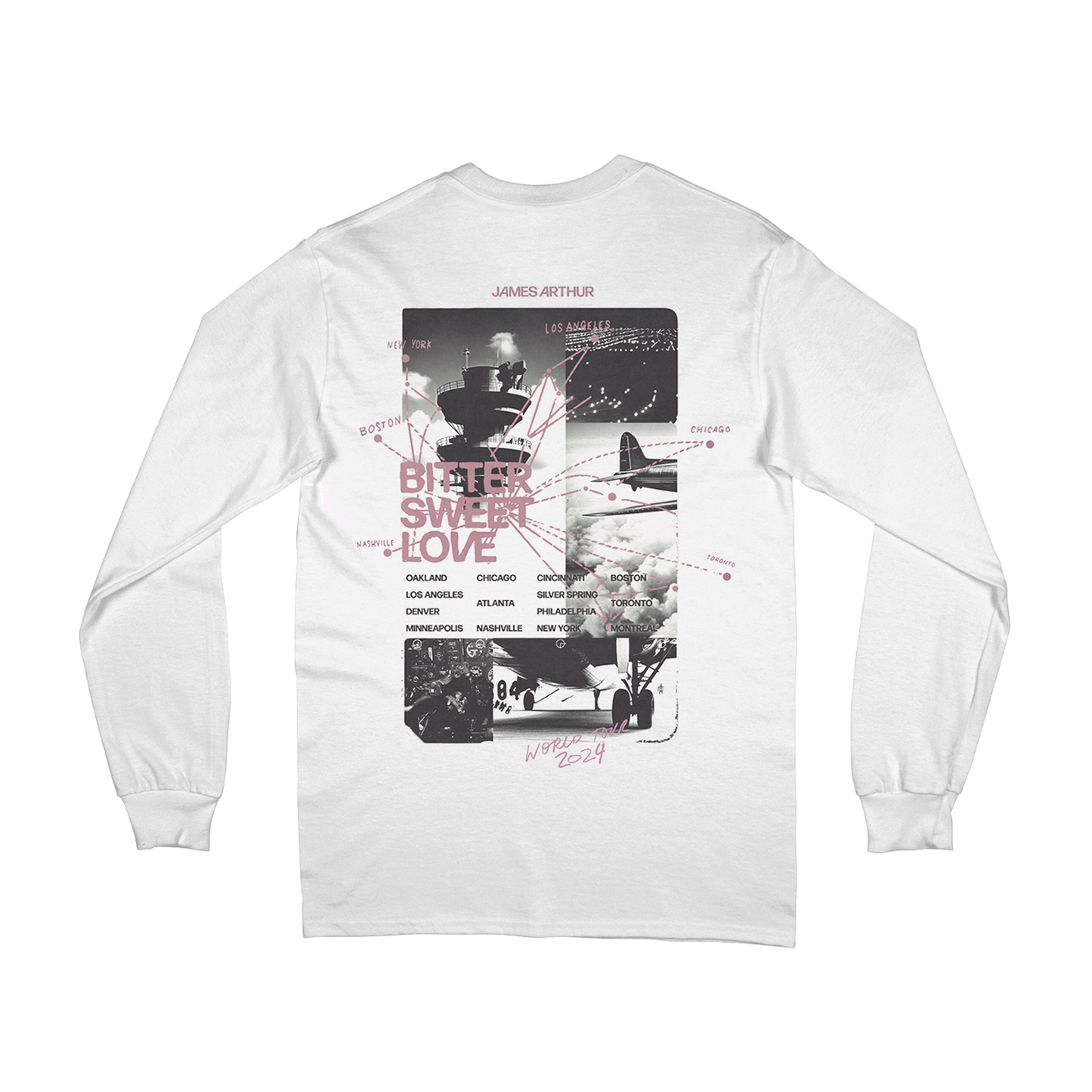 Bitter Sweet Love US Tour White Longsleeve