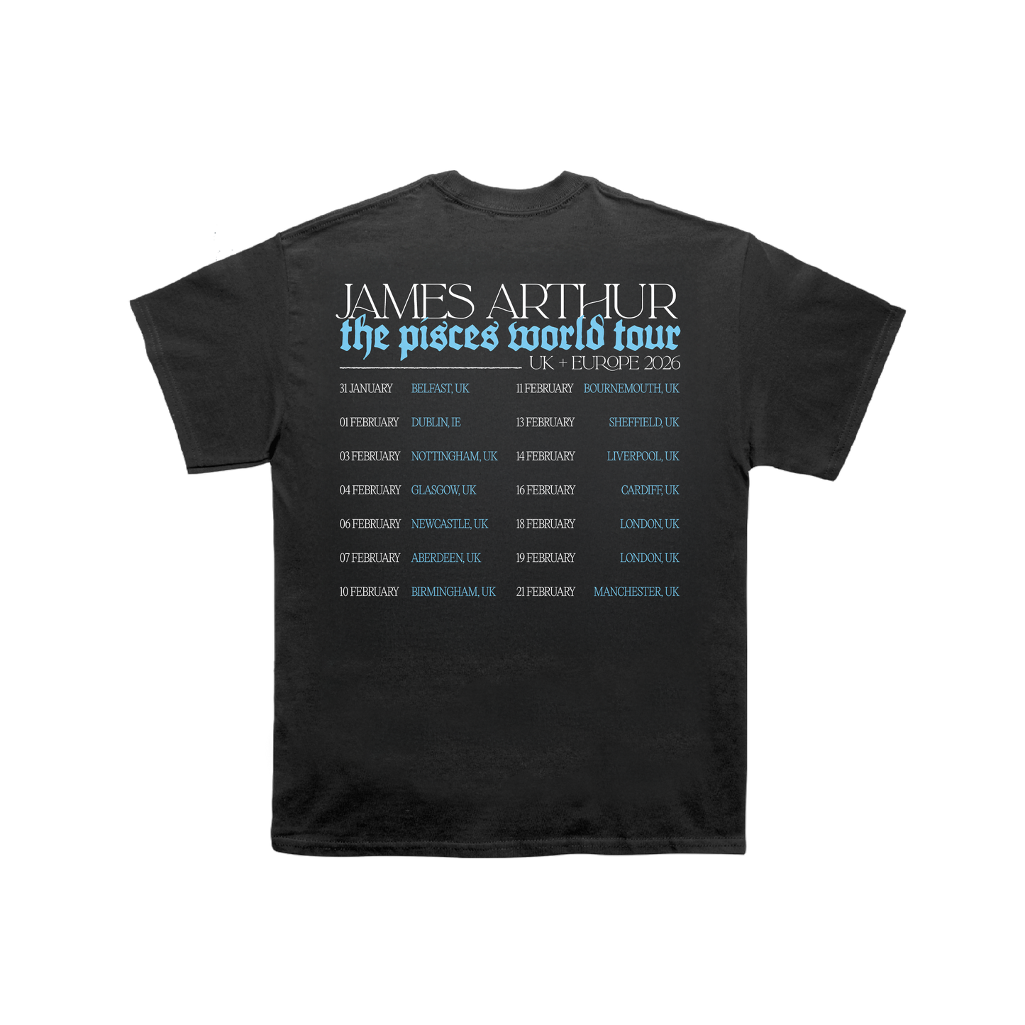 Pisces Photo Itin 2026 Charcoal Tee