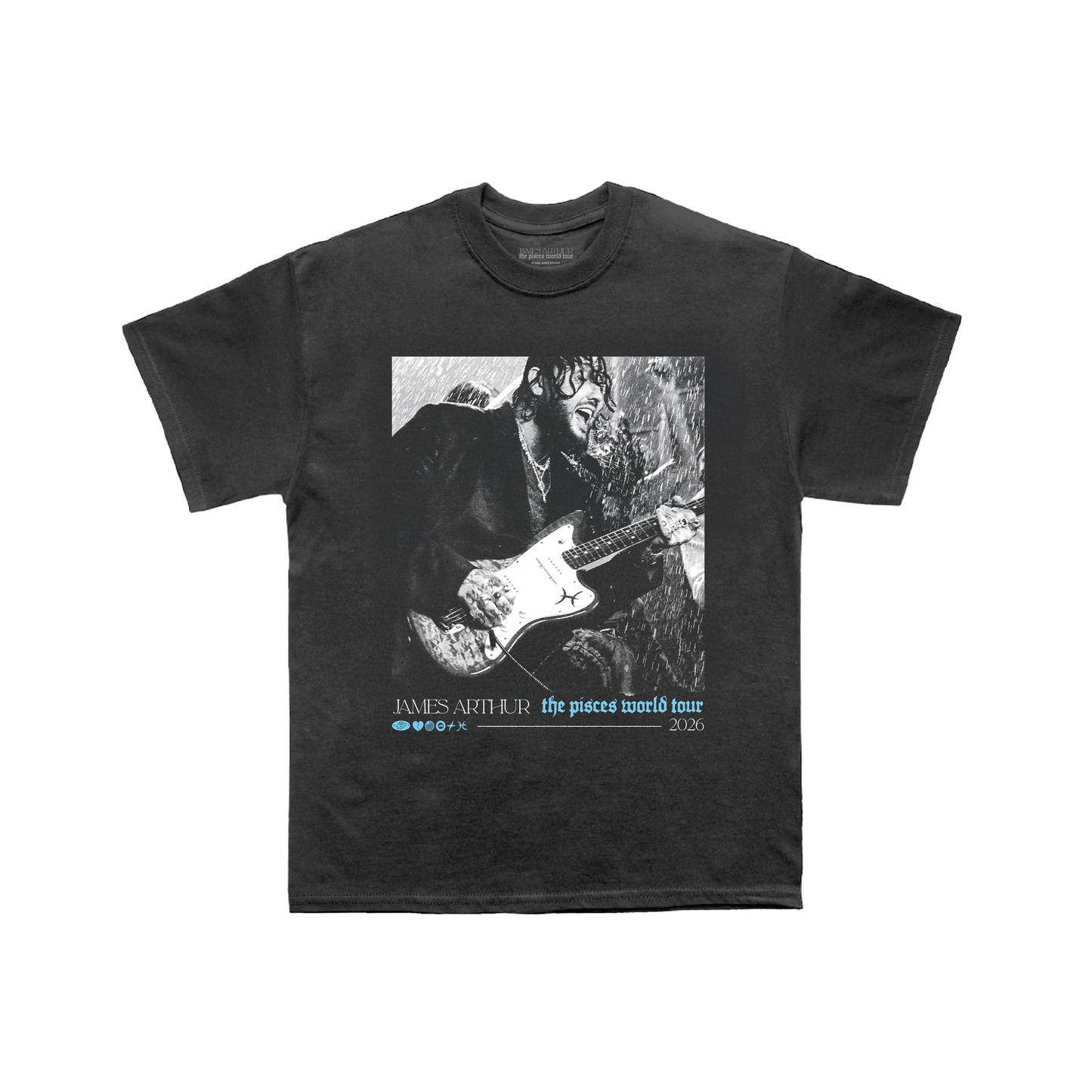 Pisces Photo Itin 2026 Charcoal Tee