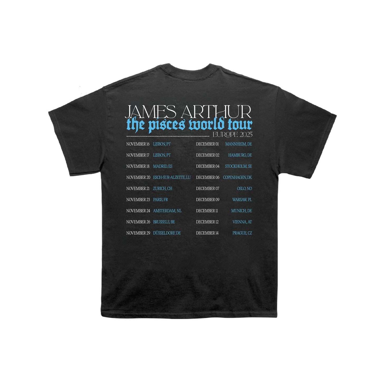 Pisces Photo Itin Charcoal Tee