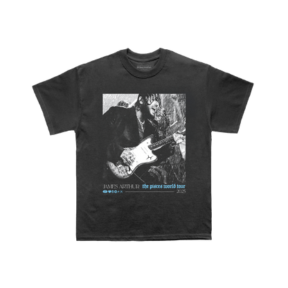 Pisces Photo Itin Charcoal Tee