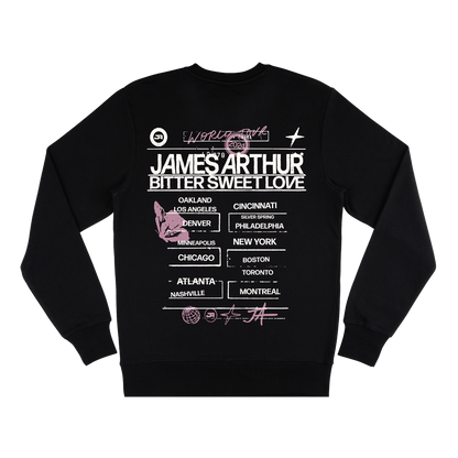 Bitter Sweet Love US Tour Black Crewneck