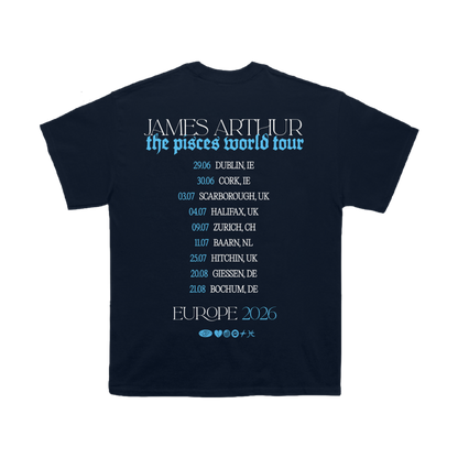 Pisces Photo Itin 2026 Navy Tee
