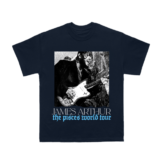 Pisces Photo Itin 2026 Navy Tee